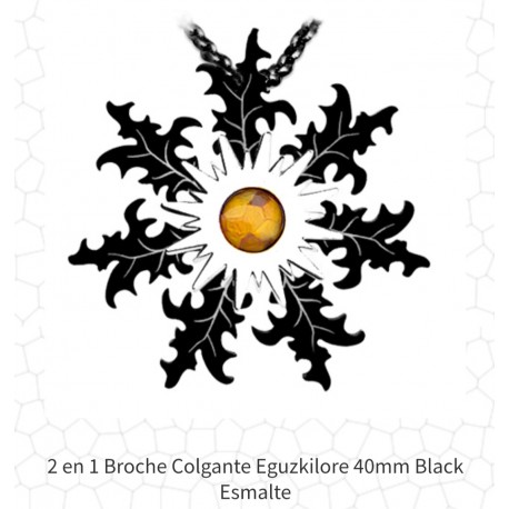 COLGANTE BROCHE EGUZKILORE