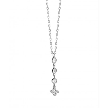COLGANTE LAUBURU PLATA CON CIRCONITAS
