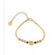 PULSERA EGUZKILORE ACERO DORADO