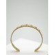 BRAZALETE EGUZKILORES ACERO DORADO 18K