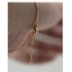 PULSERA LAUBURU ESMALTE ROJO CHAPADA EN ORO 18K
