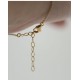 PULSERA LAUBURU ESMALTADO EN NEGRO CHAPADO EN ORO 18K