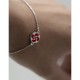 PULSERA LAUBURU PLATA 925 ESMALTADO EN ROJO