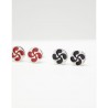 PENDIENTES LAUBURU PLATA 925 ESMALTADO