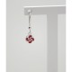 PENDIENTES LAUBURU CHAPADO EN ORO 18K ESMALTE NEGROK