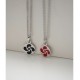 COLGANTE PLATA 925 CON LAUBURU ESMALTADO