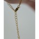 PULSERA ACERO EGUZKILORE CHAPADA EN ORO 18K