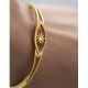 BRAZALETE EGUZKILORE CHAPADO EN ORO 18K