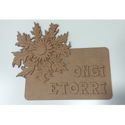 TABLA DE MADERA ONGI ETORRI