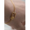PULSERA EGUZKILORE CHAPADA EN ORO CON CIRCONITAS