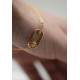 PULSERA EGUZKILORE CHAPADA EN ORO CON CIRCONITAS