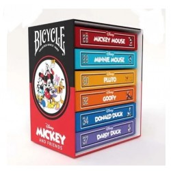 BOX SET BICYCLE MICKEY AND FRIENDS