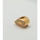 CHARM ALMENDRA CHAPADA EN ORO CON CIRCONITAS