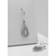 PENDIENTES GANCHO ALMENDRA VITORIA-GASTEIZ PLATA CON CIRCONITAS