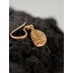 PENDIENTES ALMENDRA CHAPADOS EN ORO