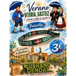 PULSERA TELA VITORIA-GASTEIZ