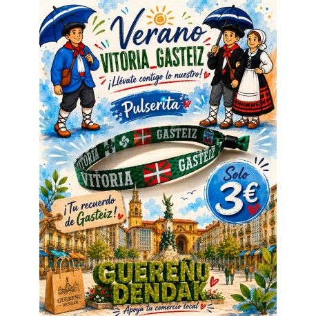 PULSERA TELA VITORIA-GASTEIZ