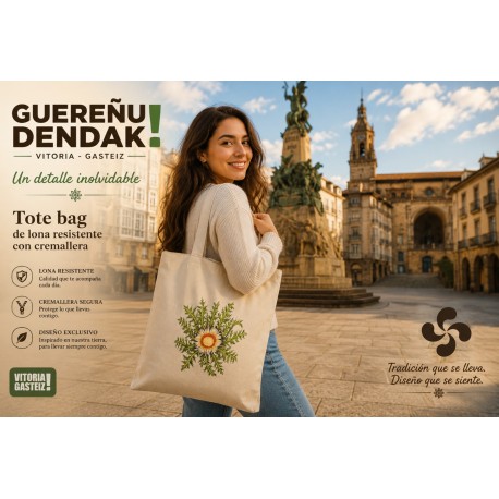 TOTTE BAG CON CREMALLERA EGUZKILORE