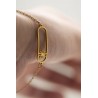 PULSERA EGUZKILORE ACERO DORADO