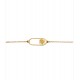 PULSERA EGUZKILORE ACERO DORADO