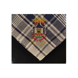 PAÑUELO FIESTAS CUADROS ESCUDO